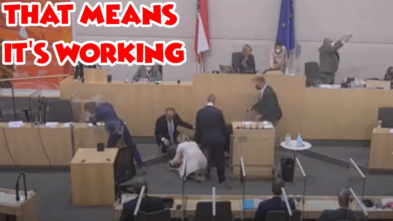 Salty: Austrian MP Faints In Parliament After Recently Getting Jabbed