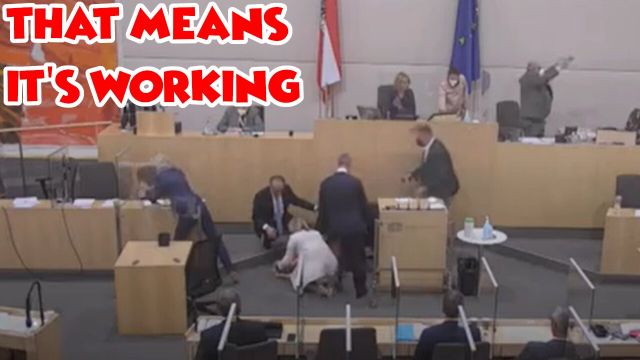 Salty: Austrian MP Faints In Parliament After Recently Getting Jabbed