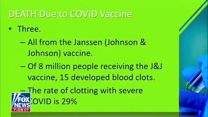 Daily Caller - Tucker Carlson reveals a powerpoint from the U.S. Army justifying vaccine mandates with a slide that says How many children were sacrificed to Satan for the vaccine? al...