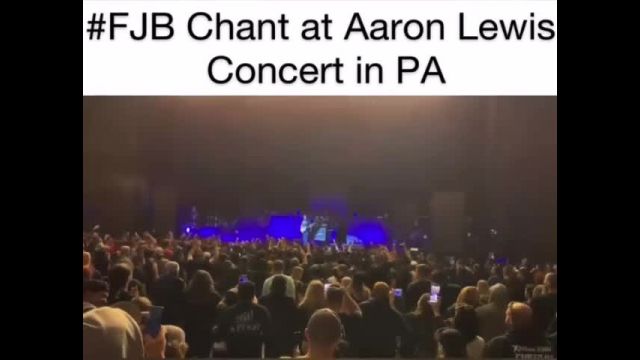 THOUSANDS Chant "F**k Joe Biden" at Aaron Lewis Concert