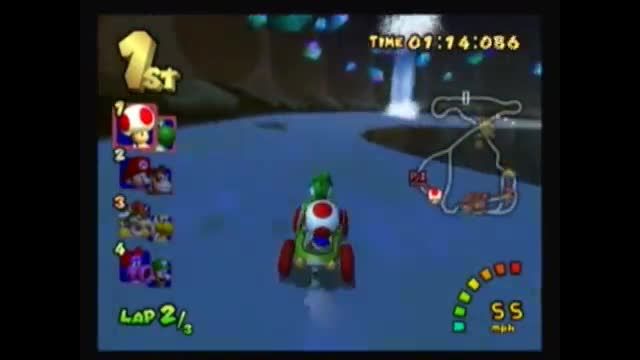 Mario Kart Double Dash!! Special Cup: Dino Dino Jungle (150cc) (2/4)