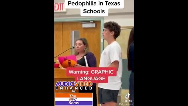 OUTRAGE: Texas Student Finds Trashy Books In Class The NPC Show