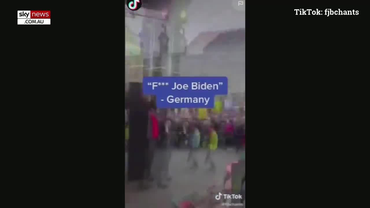 Trump releases Let's go Brandon merchandise as anti-Biden chanting continues