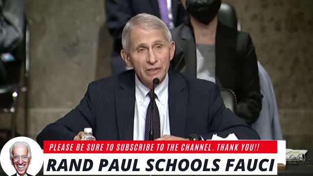 RAND PAUL SCHOOLS FAUCI