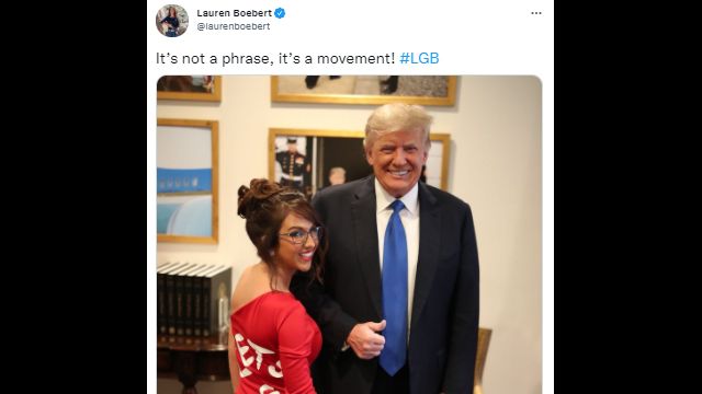 Rep. Lauren Boebert wears 'Let's go Brandon' dress to troll the left